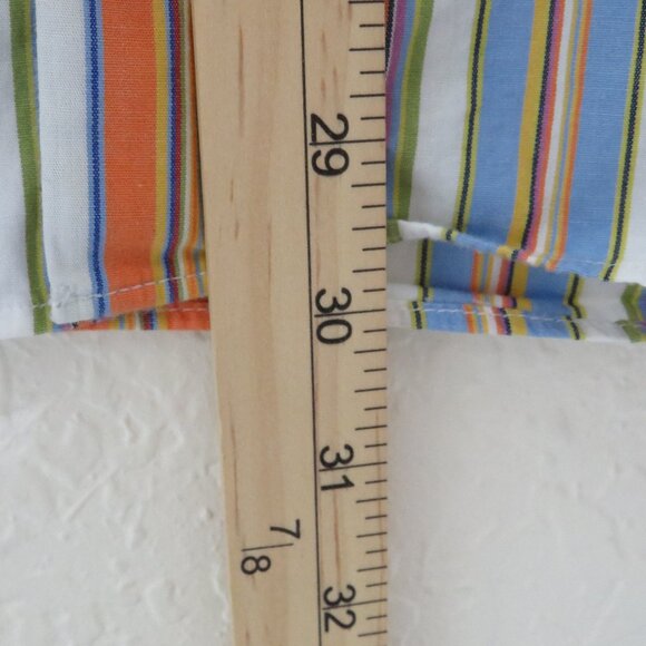 Linea Dome* Men's Long Sleeve Button Down Single Pocket Stripe Shirt~ Size Large - Picture 7 of 10